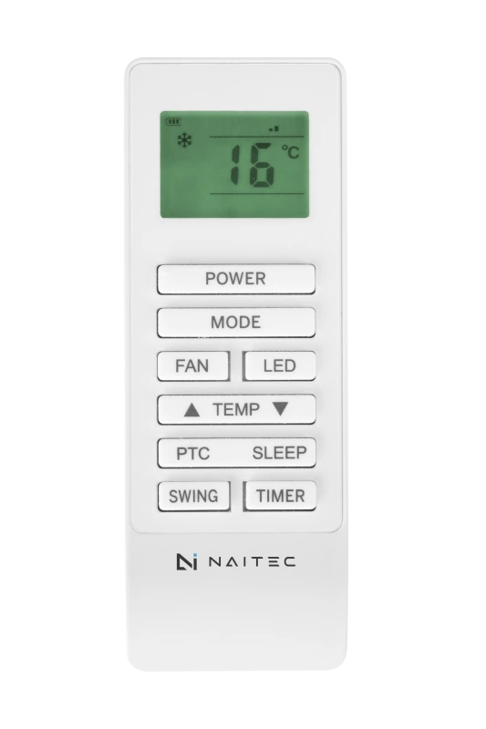 Naitec Single 3,5 kW | Klimaanlage ohne Außengerät | Monoblock 13 Naitec Single remote