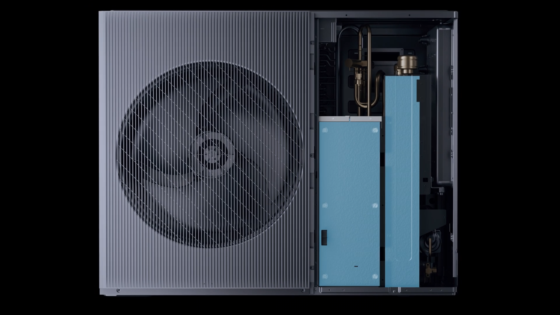 Naitec Wärmepumpe Monoblock 8 kW 10 insides