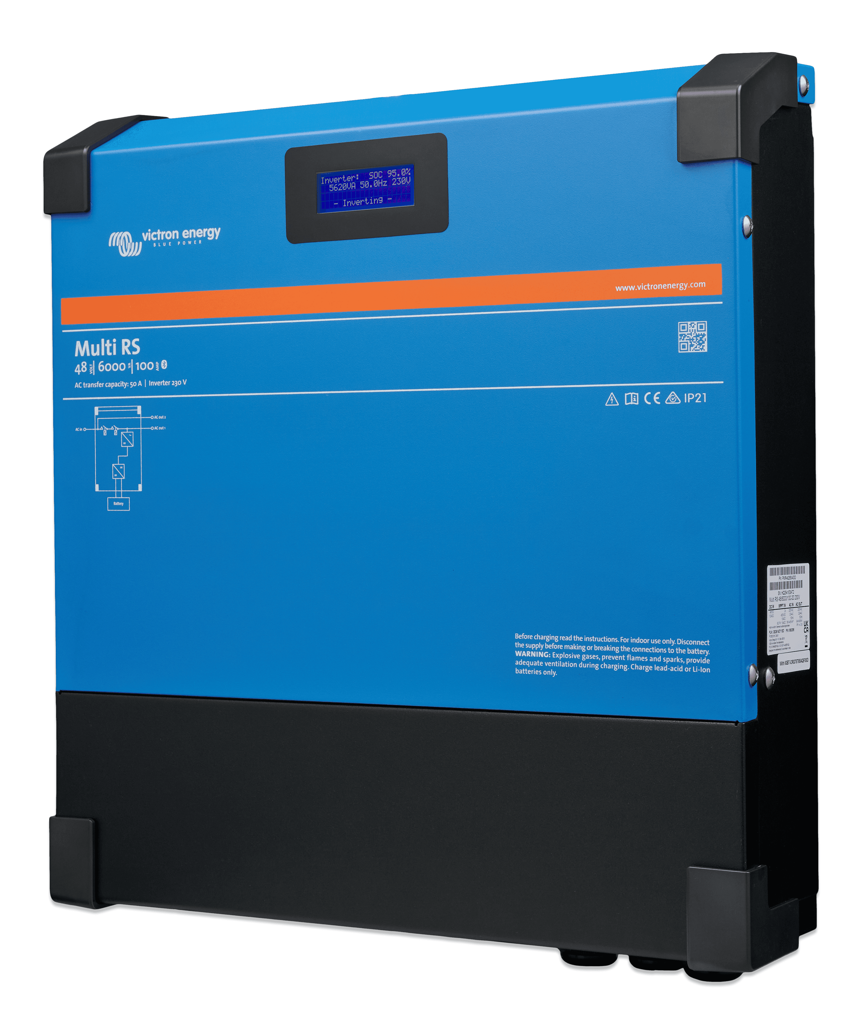 Victron Multi RS 230V 48/6000/100-20 230V 9 Multi20RS2048V206000VA20100A2028Left29